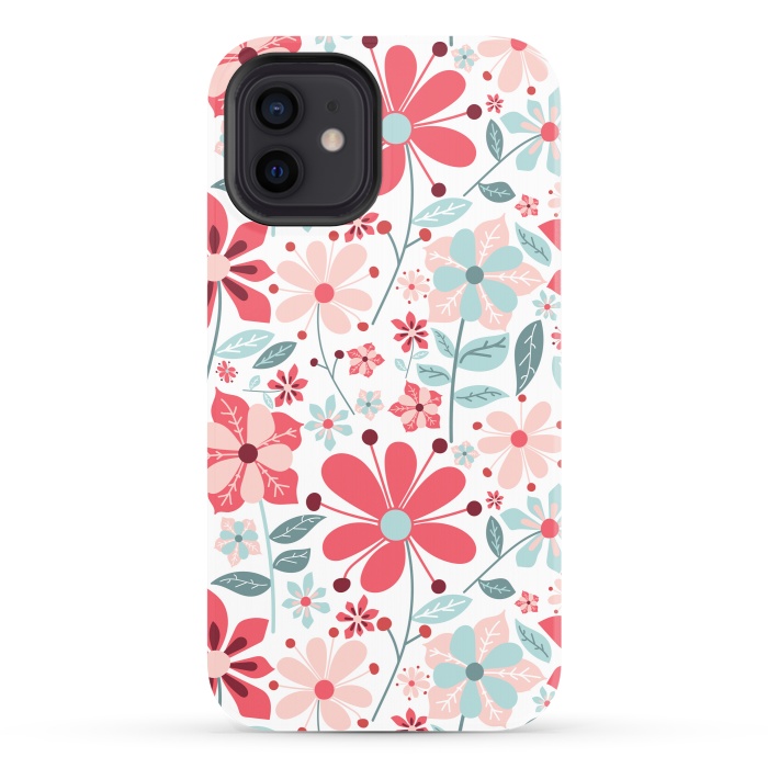 iPhone 12 StrongFit Floral Design 124 by ArtsCase
