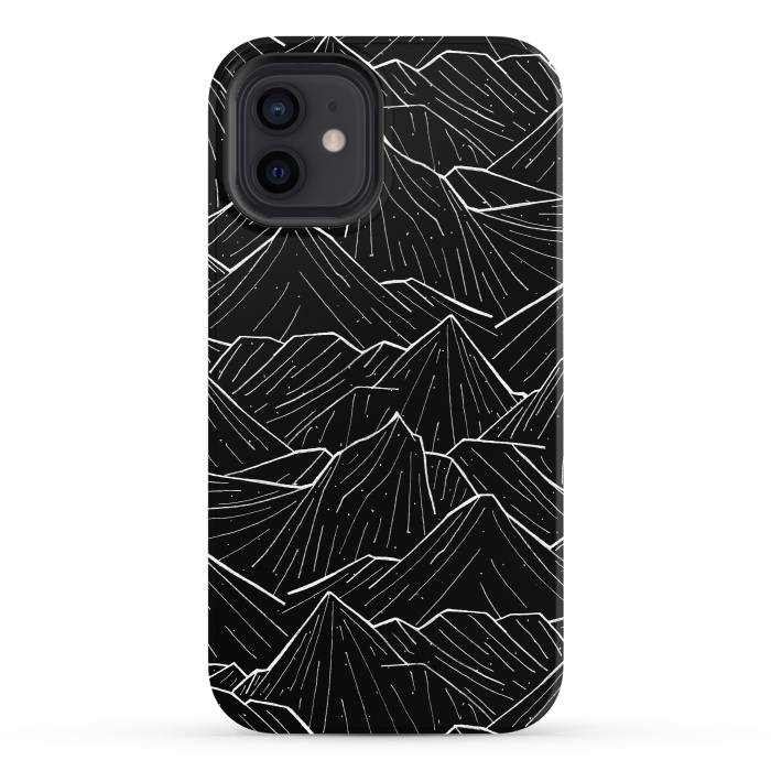 iPhone 12 StrongFit The Dark Mountains by Steve Wade (Swade)