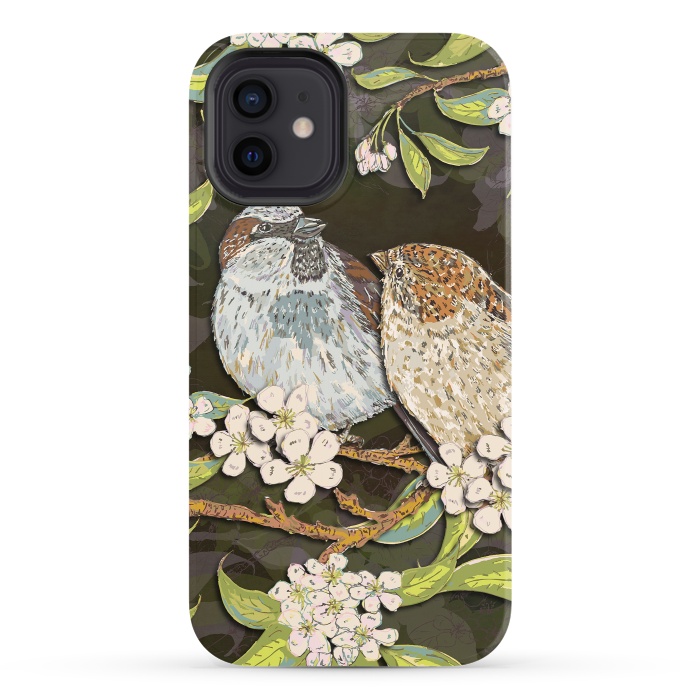 iPhone 12 StrongFit Sweet Sparrows by Lotti Brown