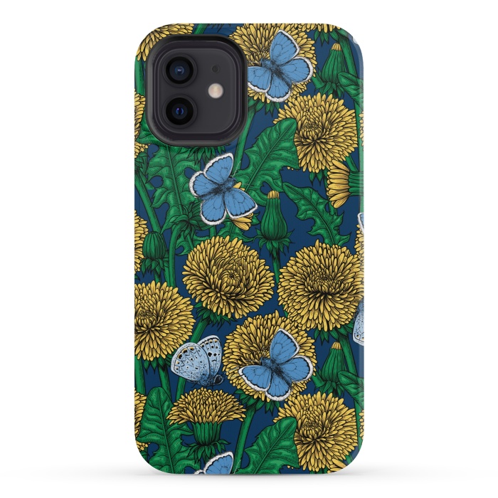 iPhone 12 mini StrongFit Dandelion medow by Katerina Kirilova