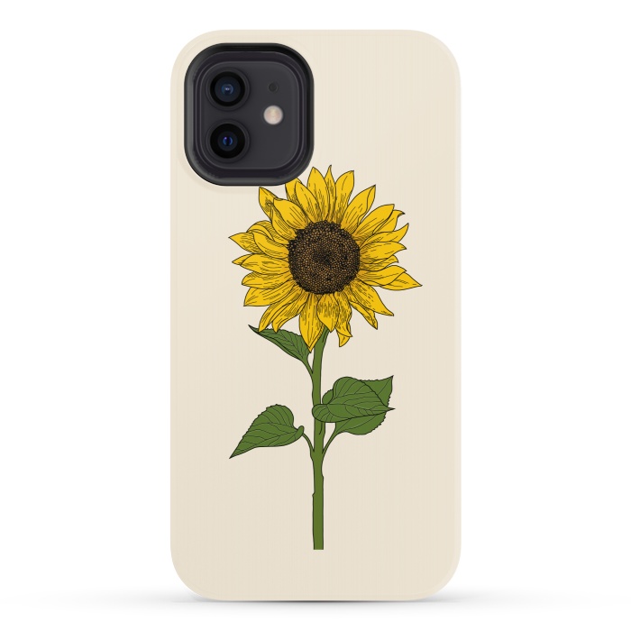 iPhone 12 StrongFit Sunflower by Jms