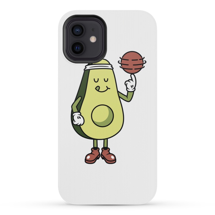 iPhone 12 mini StrongFit Avocado Playing Ball by Afif Quilimo