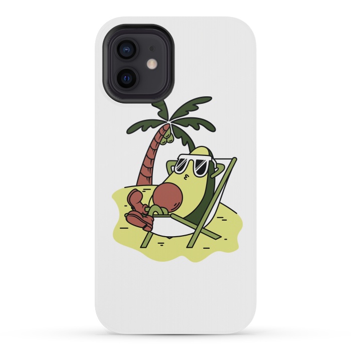 iPhone 12 mini StrongFit Avocado Relax by Afif Quilimo