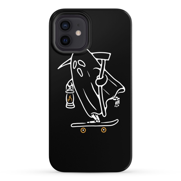 iPhone 12 StrongFit Ghost Skateboarding by Afif Quilimo