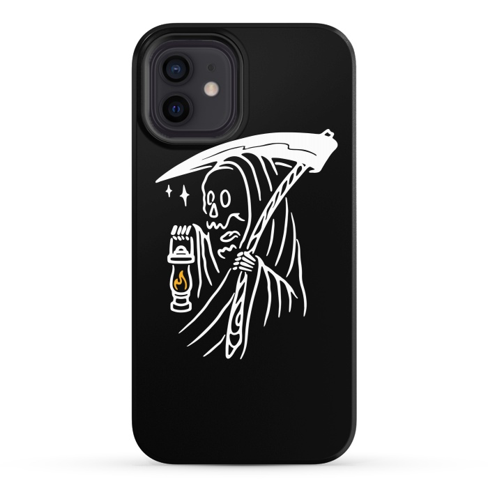 iPhone 12 StrongFit Grim Reaper and Lighting by Afif Quilimo