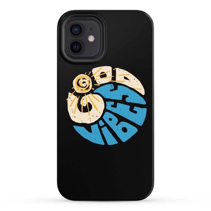 iPhone 12 StrongFit Good Vibes and Wave by Afif Quilimo