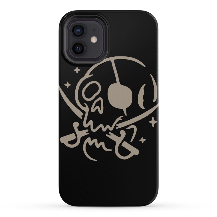 iPhone 12 StrongFit Skull and Swords by Afif Quilimo