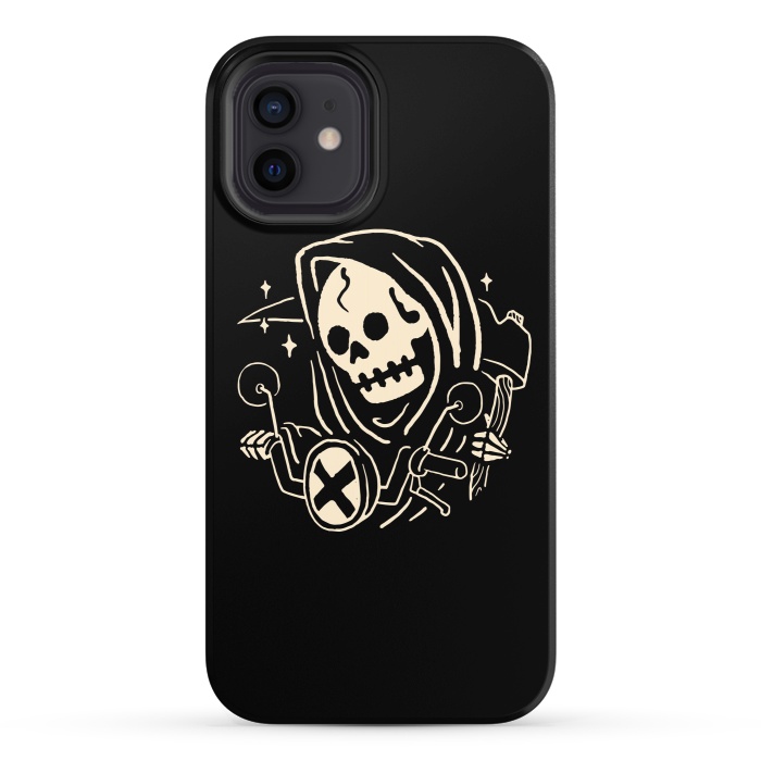 iPhone 12 StrongFit Grim Biker by Afif Quilimo