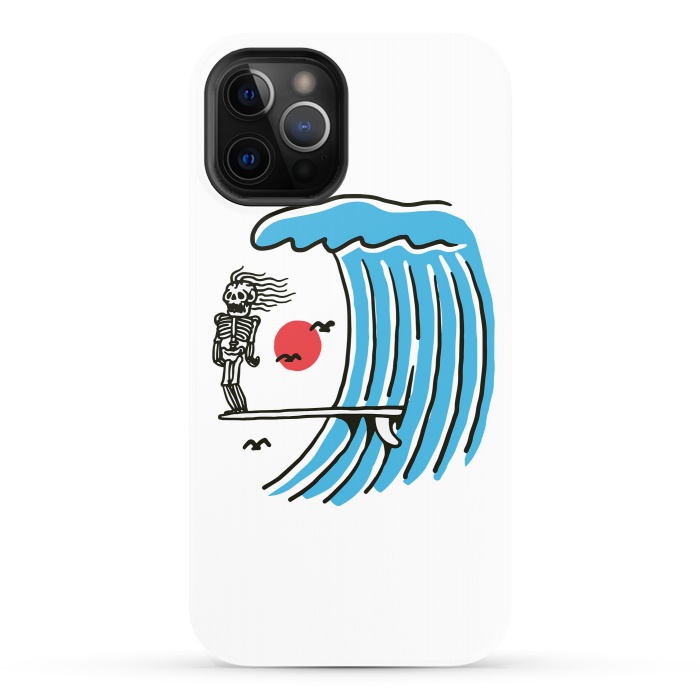 iPhone 12 Pro StrongFit Funny Surf Nose by Afif Quilimo