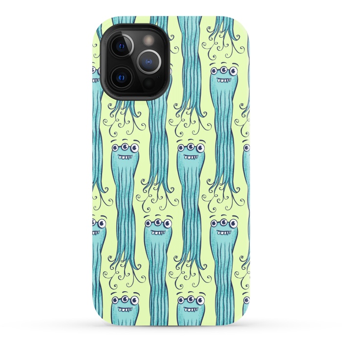 iPhone 12 Pro StrongFit Cute Octopus Sea Monster Character by Boriana Giormova