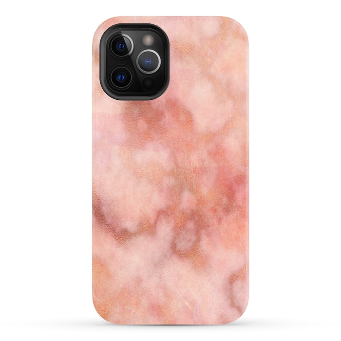iPhone 12 Pro StrongFit Elegant rose gold marble by Martina