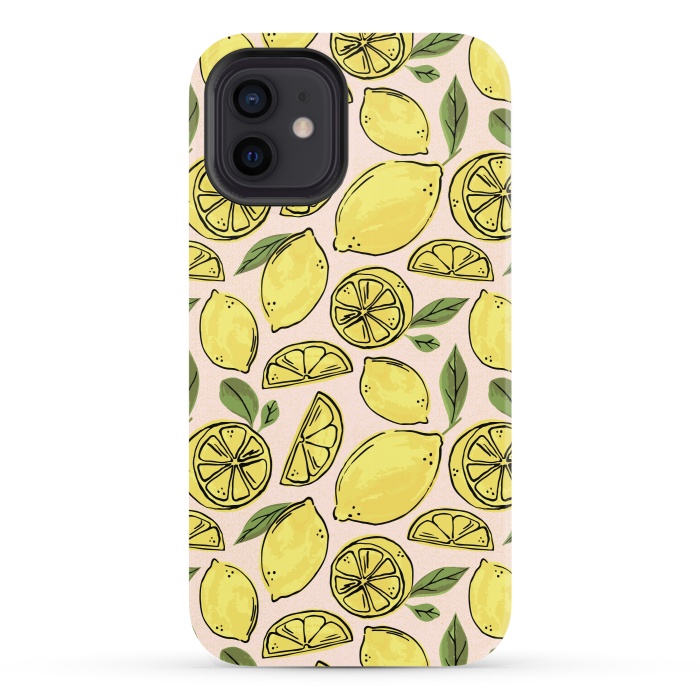 iPhone 12 StrongFit Lemons by Melissa Lee
