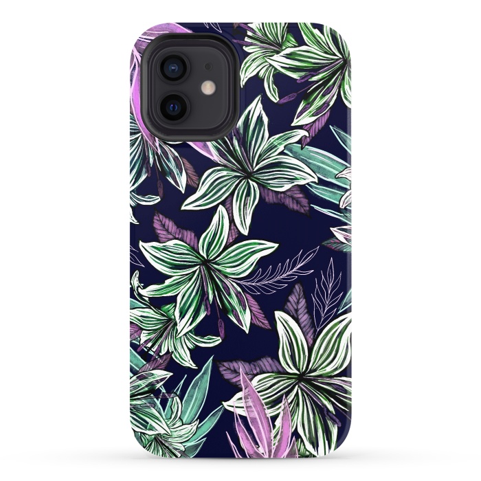 iPhone 12 StrongFit Floral Lilly  by Rose Halsey