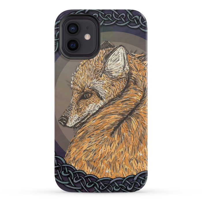 iPhone 12 StrongFit Celtic Fox by Lotti Brown