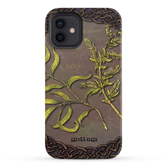 iPhone 12 StrongFit Celtic Willow by Lotti Brown