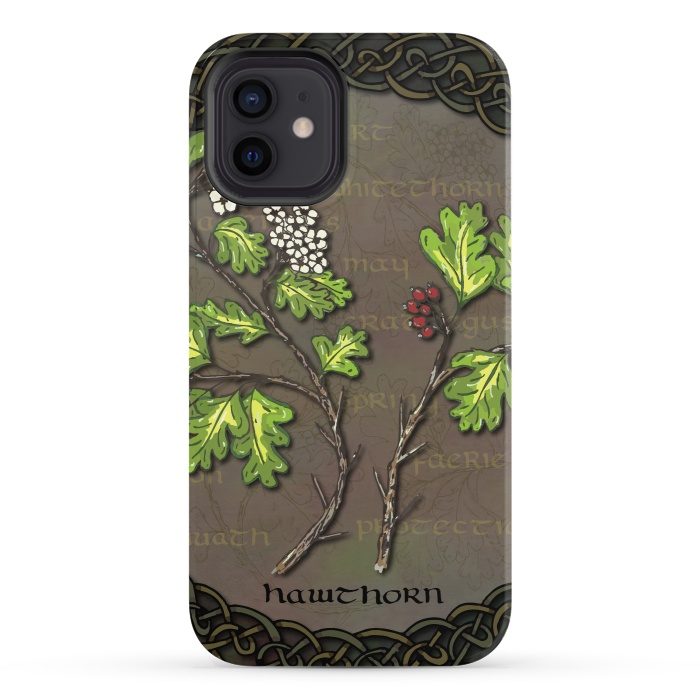 iPhone 12 StrongFit Celtic Hawthorn by Lotti Brown