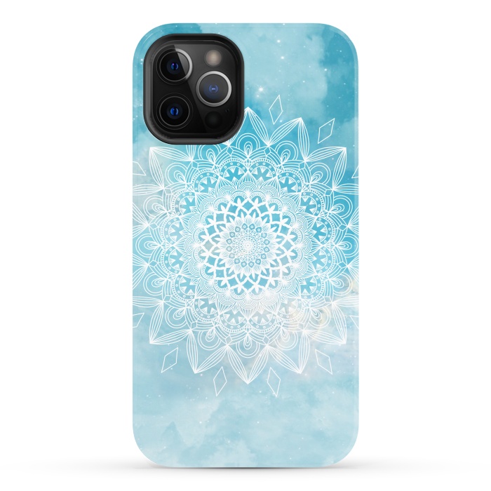 iPhone 12 Pro StrongFit Sky mandala flower by Jms