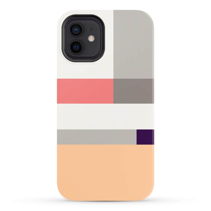 iPhone 12 StrongFit Colors in Block Minimal Art by Creativeaxle