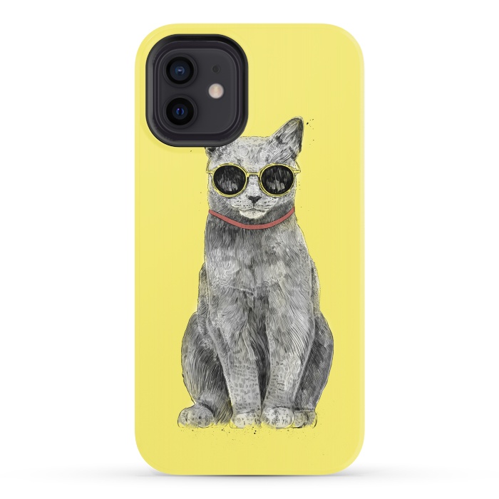 iPhone 12 StrongFit Summer Cat by Balazs Solti