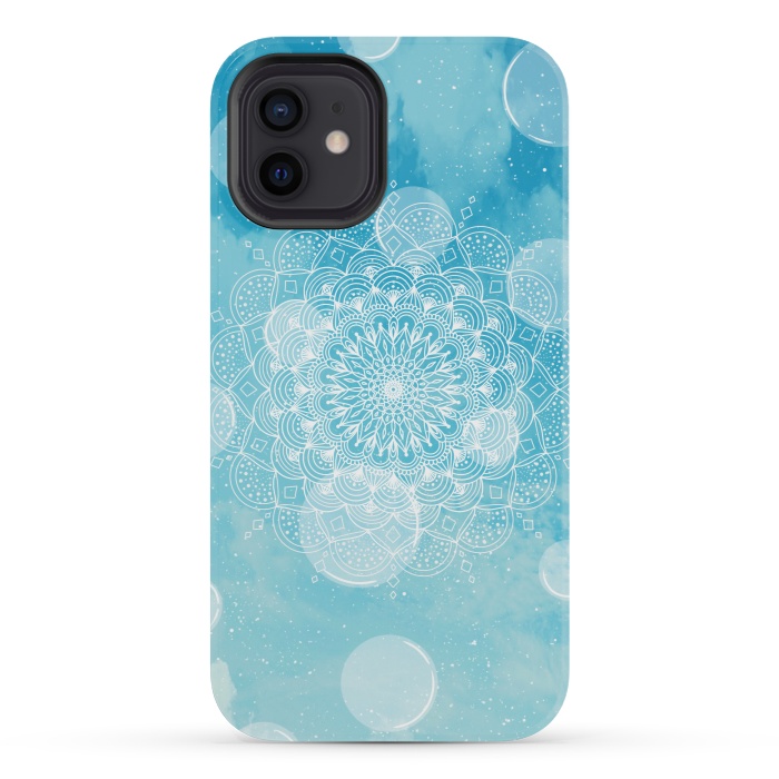 iPhone 12 mini StrongFit Mandala bubbles by Jms