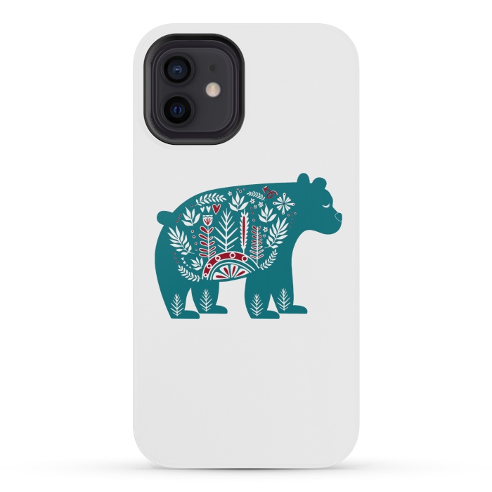 iPhone 12 mini StrongFit Nordic bear  by Winston
