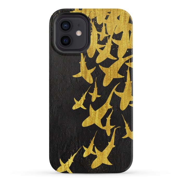 iPhone 12 mini StrongFit Golden Sharks by Alberto