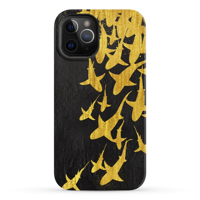iPhone 12 Pro StrongFit Golden Sharks by Alberto