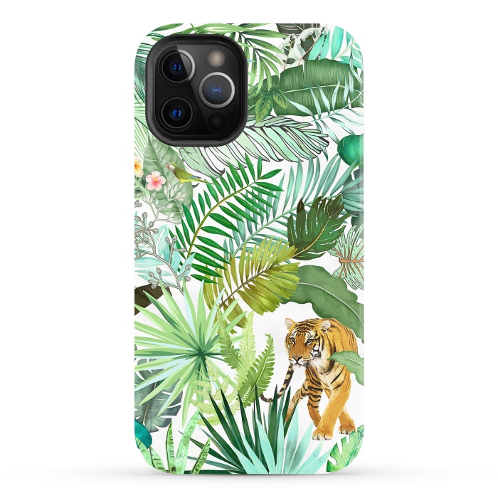 iPhone 12 Pro StrongFit Jungle Tiger 04 by amini54