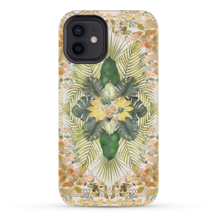 iPhone 12 mini StrongFit Tropical Foliage 09 by amini54