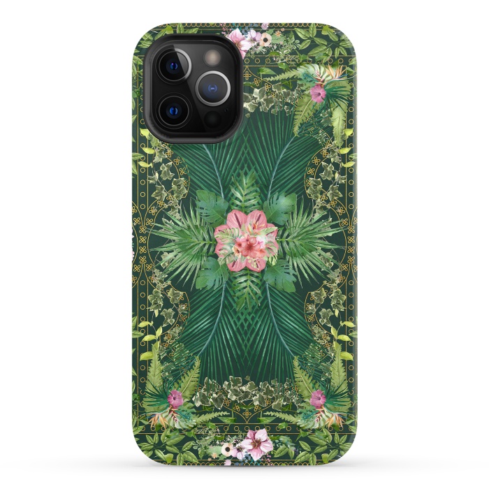 iPhone 12 Pro StrongFit Tropical Foliage 10 by amini54