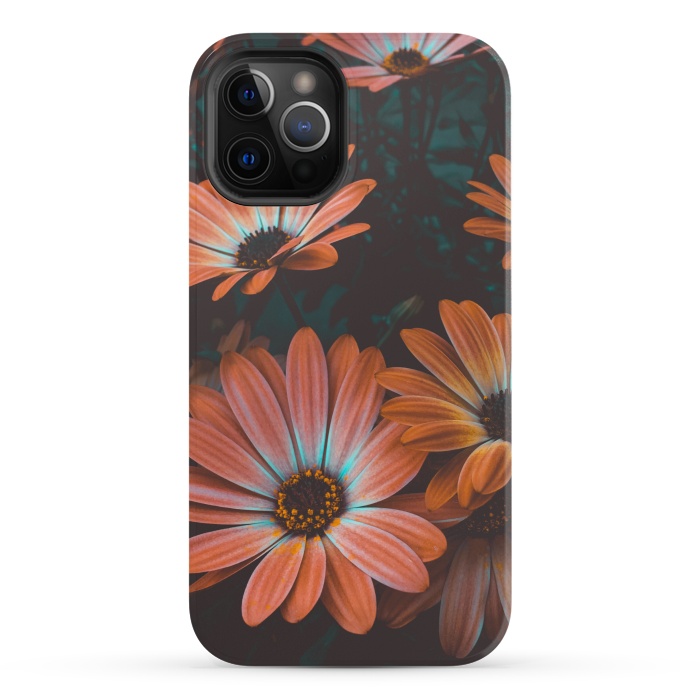 iPhone 12 Pro StrongFit orange beautiful flowers by MALLIKA