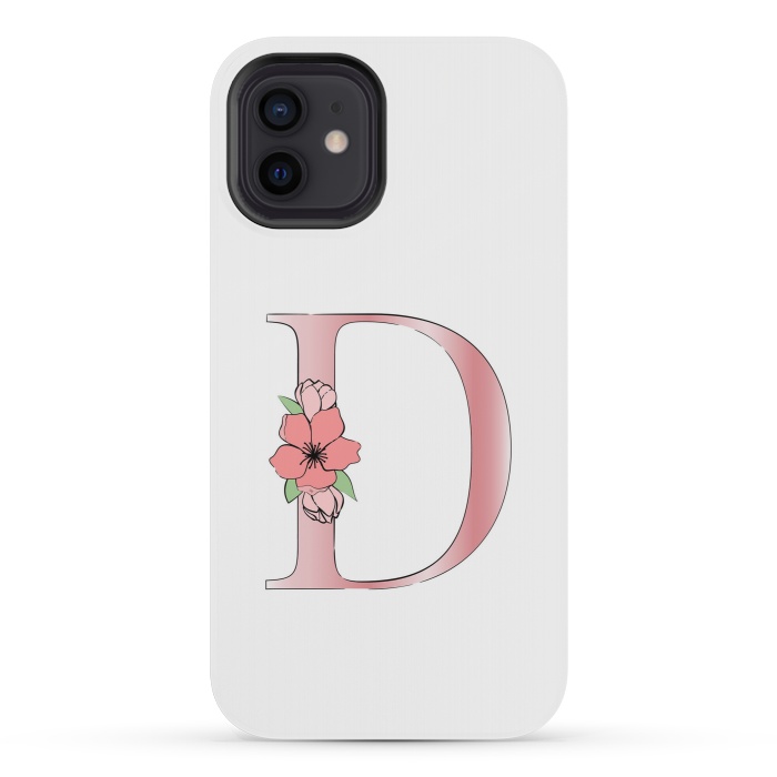 iPhone 12 mini StrongFit Monogram Letter D by Martina