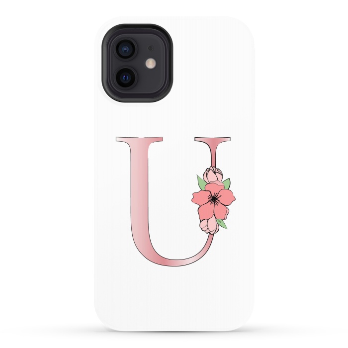 iPhone 12 StrongFit Monogram Letter U by Martina