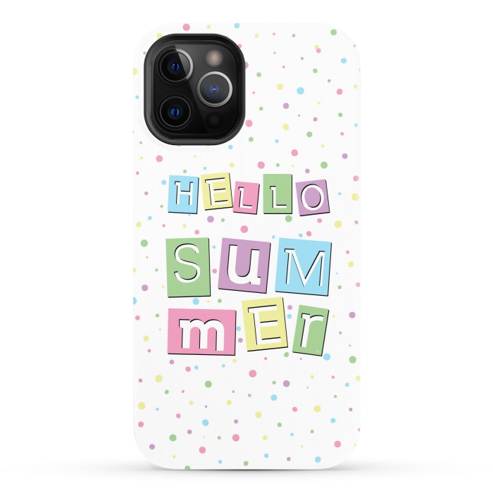 iPhone 12 Pro StrongFit Hello Summer by Martina