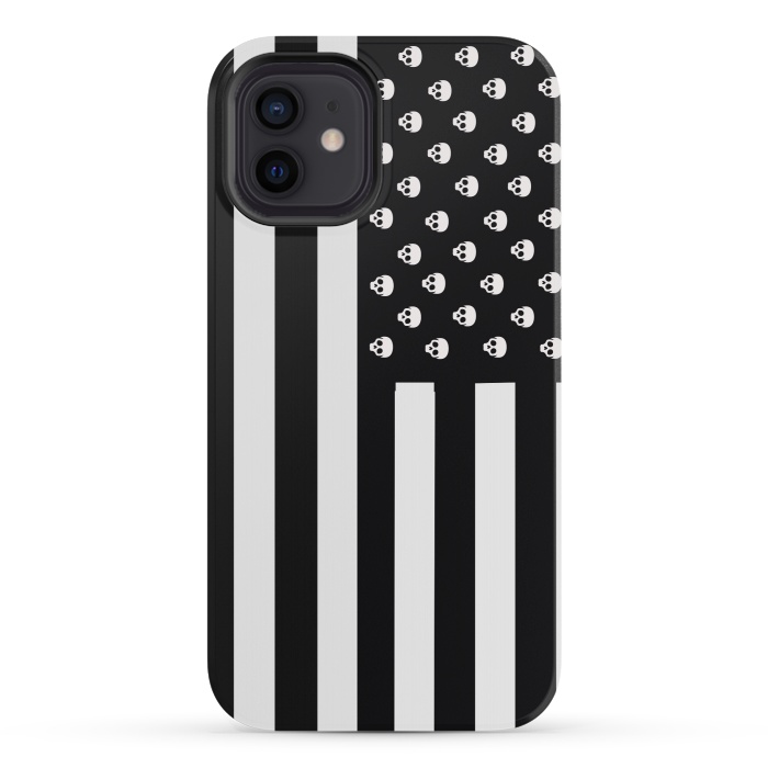 iPhone 12 mini StrongFit United Deaths of America by Gringoface Designs