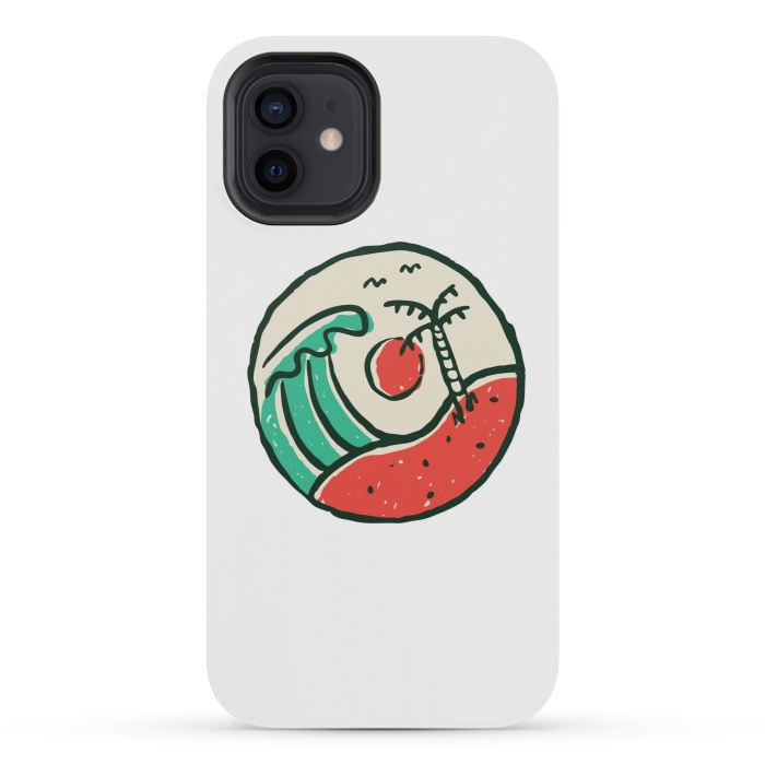iPhone 12 mini StrongFit Big Wave by Afif Quilimo