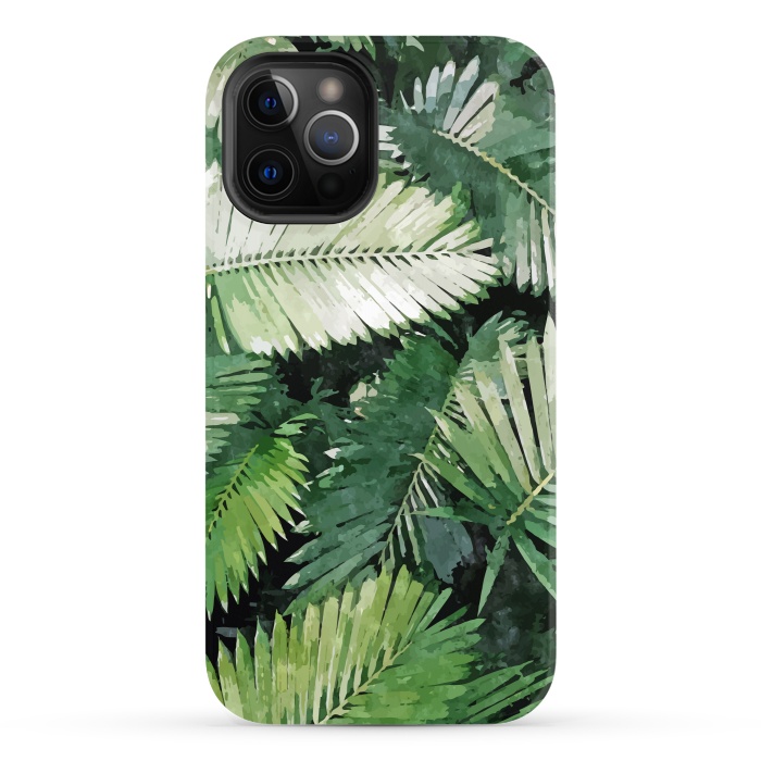 iPhone 12 Pro StrongFit Life is better with palm trees by Uma Prabhakar Gokhale