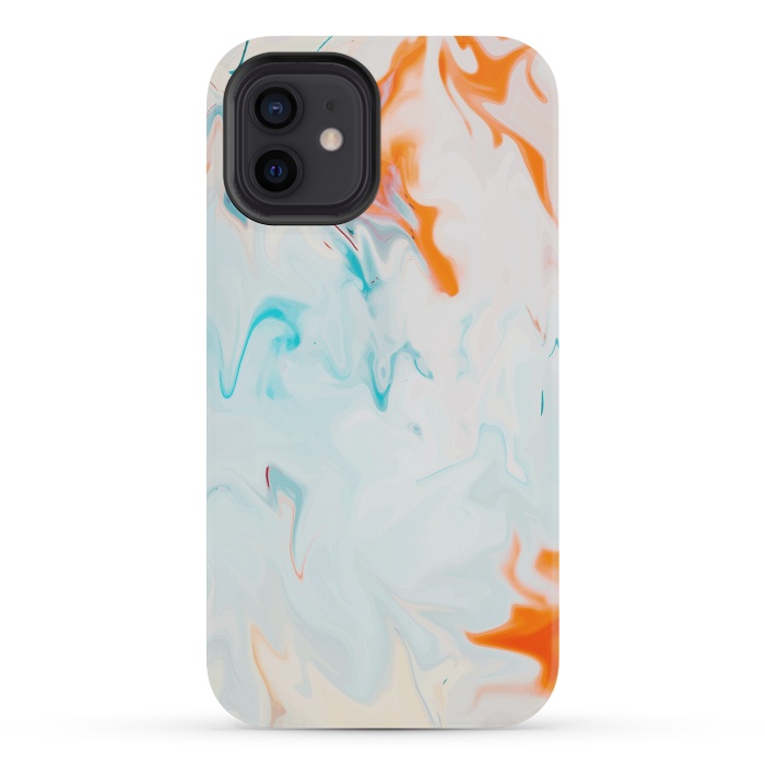 iPhone 12 mini StrongFit Abstract Marble-I by Creativeaxle