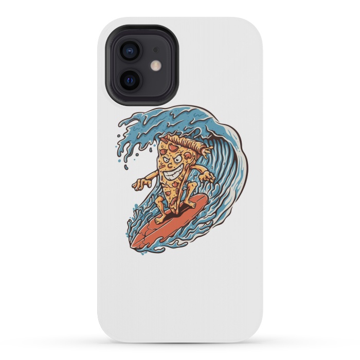 iPhone 12 mini StrongFit Pizza Surfer by Afif Quilimo