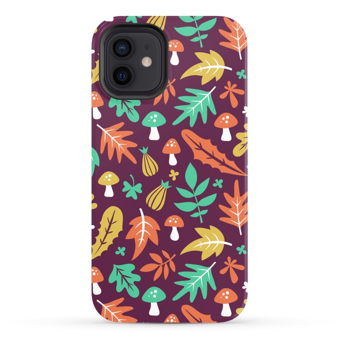 iPhone 12 StrongFit Autum Floral Design by ArtsCase