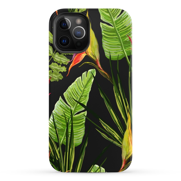 iPhone 12 Pro StrongFit Beautiful Vectorial Summer Floral Landscape by ArtsCase