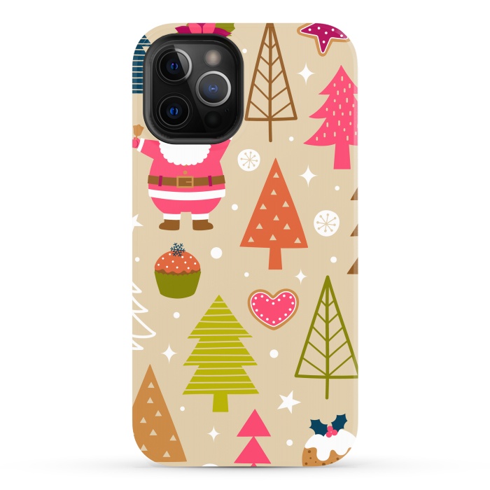 iPhone 12 Pro Max StrongFit Cute Santa Claus by ArtsCase
