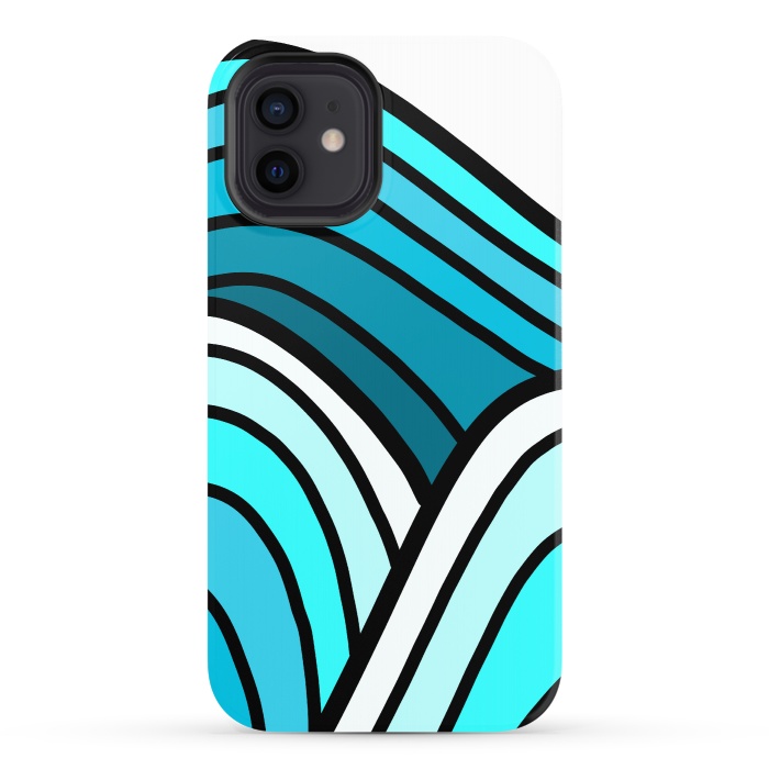 iPhone 12 StrongFit 3 waves of the ocean by Steve Wade (Swade)