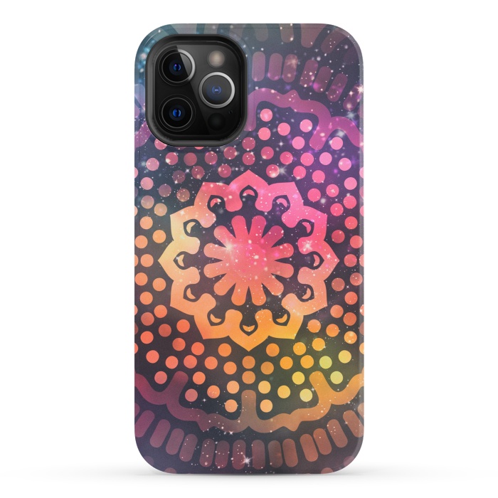 iPhone 12 Pro StrongFit Mandala Abstract Graphic Design VIII by ArtsCase