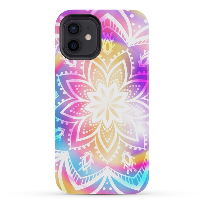 iPhone 12 mini StrongFit Mandala with Hippie Style by ArtsCase