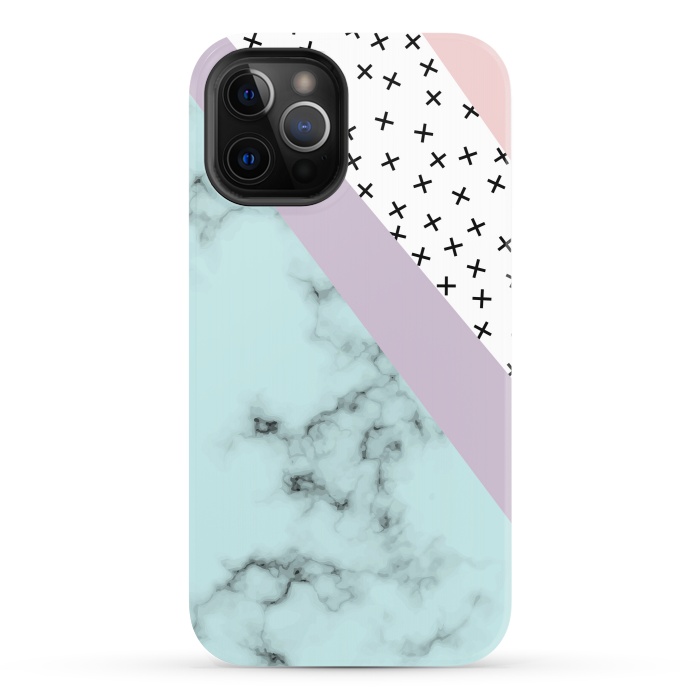 iPhone 12 Pro StrongFit Minimum Creative Marble by ArtsCase