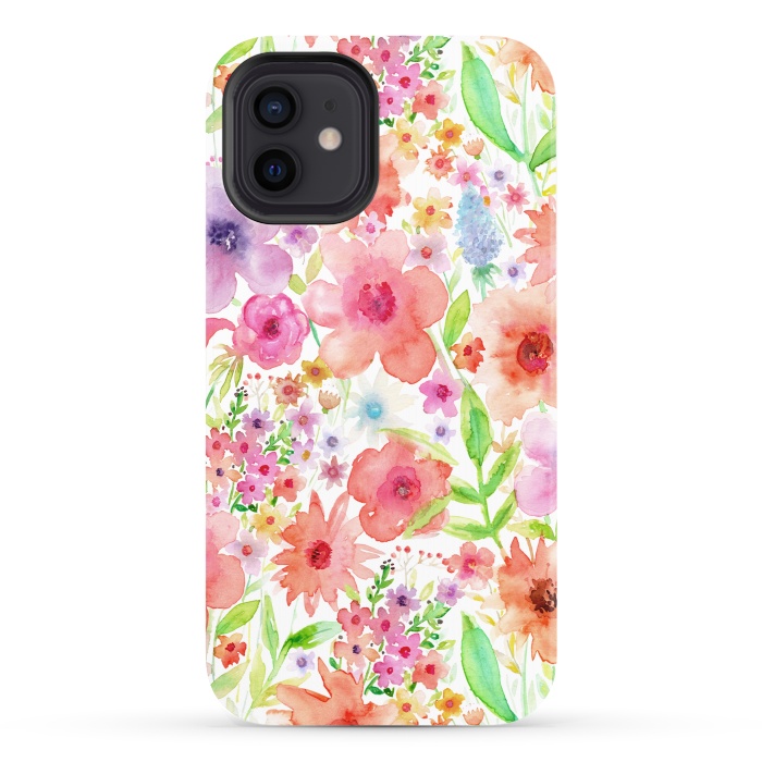 iPhone 12 StrongFit Spring flowers by Julia Grifol