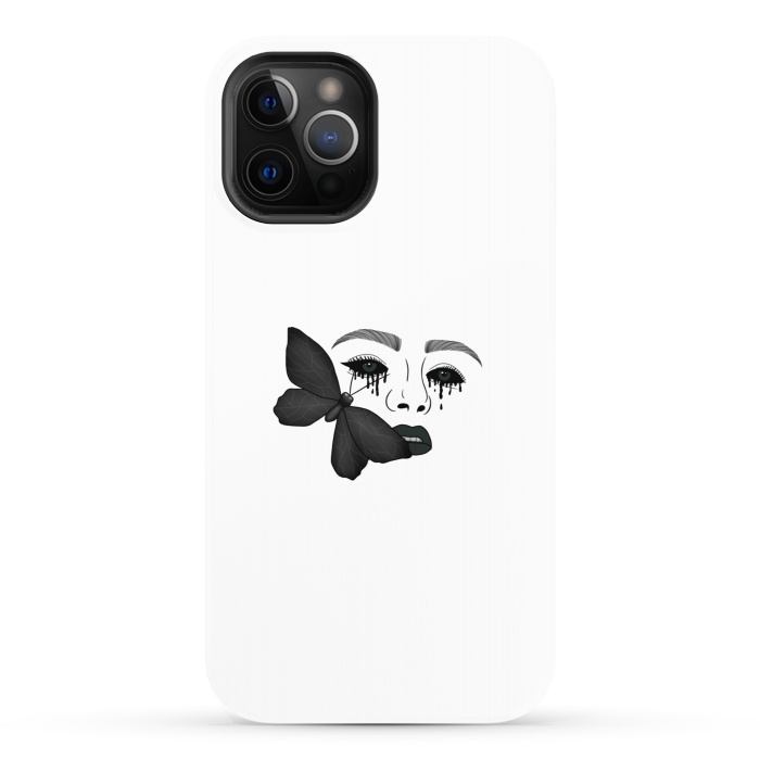iPhone 12 Pro StrongFit Black tears by Jms