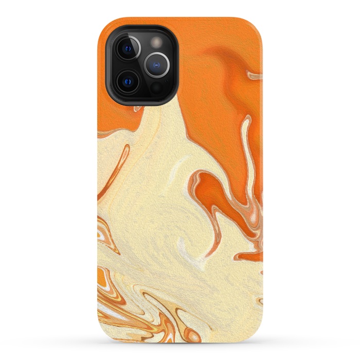 iPhone 12 Pro Max StrongFit Abstract Marble-IV by Creativeaxle