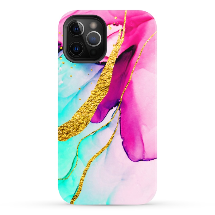 iPhone 12 Pro Max StrongFit Luminous Translucent Fluid Natural Design by ArtsCase